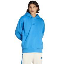 Men's adidas ALL SZN Fleece Hoodie blue KC3182