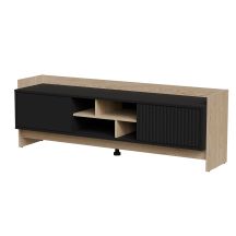 PORTO 2D TV cabinet 150x38x50 oak/black