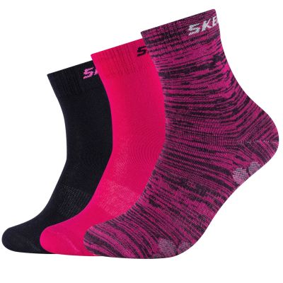 Skechers 3PPK Wm Mesh Ventilation Socks SK41053-0401 Pink 27-30