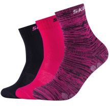 Skechers 3PPK Wm Mesh Ventilation Socks SK41053-0401 Pink 27-30