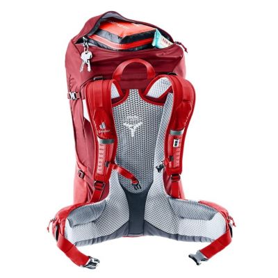 9. DEUTER Futura Pro 36 Masala-Cherry Hiking Backpack