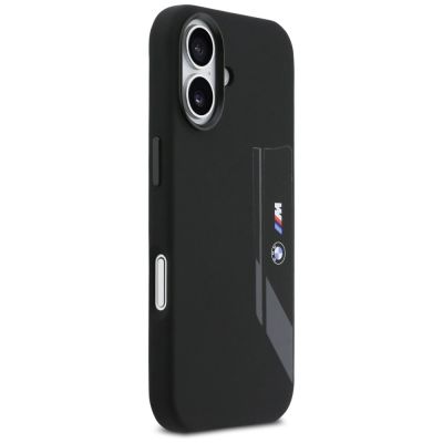 4. BMW M Silicon Vertical Logo MagSafe Case for iPhone 17 - Black