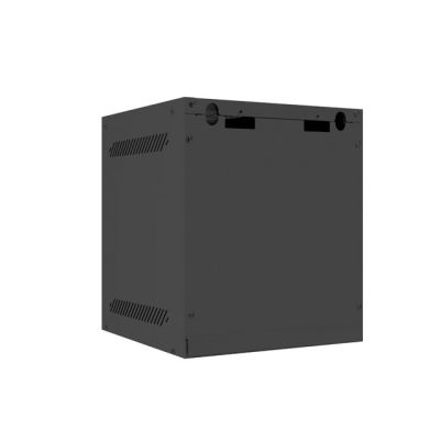 7. Lanberg WF10-2306-10B Single Section Cabinet (6U; 329mm / 280mm / 310mm; Wall Mounted; Glass; 10"; Black)