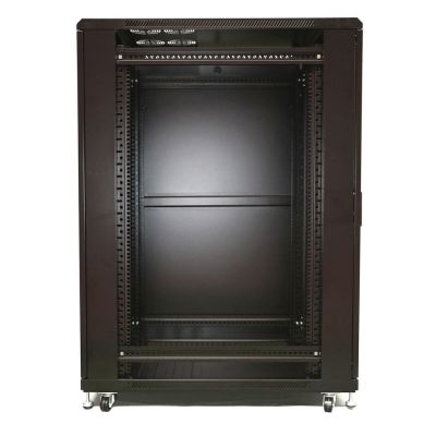 5. Extralink Rack Cabinet 27U 600x800 Black Floor Standing