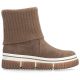 2. Brown women's ankle boots with a sock, Rieker Y6350-24