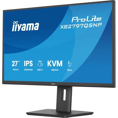 27. iiyama ProLite XB2797QSNP-B1 computer monitor 68.6 cm (27") 2560 x 1440 px Quad HD LED Black