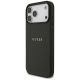 2. Guess Grained Gold Ring MagSafe Case for iPhone 18 Pro Max / 17 Pro Max - Black