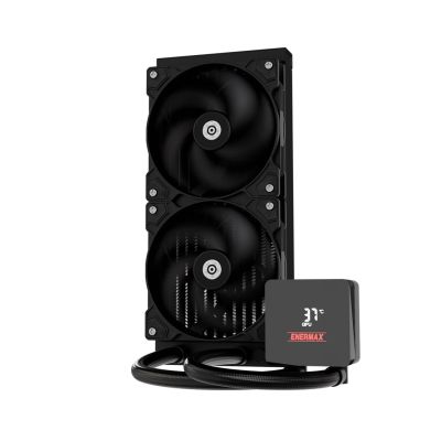 2. Enermax ELC-LMIV240-SF Computer Cooling System Processor All-in-One Liquid Cooler 12 cm Black