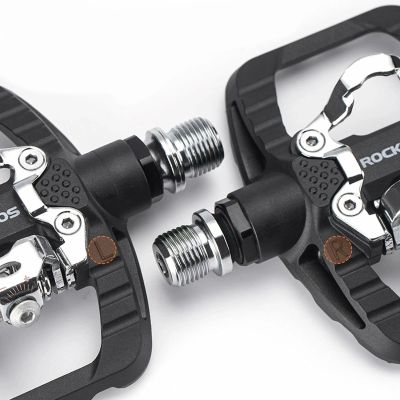 5. Rockbros PD303 Half-Lock Platform Bicycle Pedals - Black