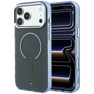 Mercedes Double Layer Iconic Logo MagSafe Case for iPhone 18 Pro Max / 17 Pro Max - Dark Gray