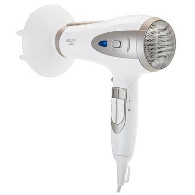 4. ADLER AD 2248wc hair dryer white and champagne