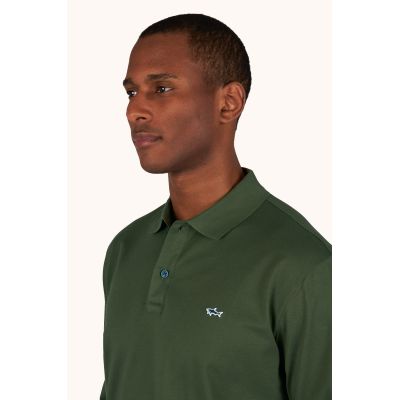 3. Paul&Shark men's polo shirt, olive cotton, 99311001-89 – classic, sporty elegance