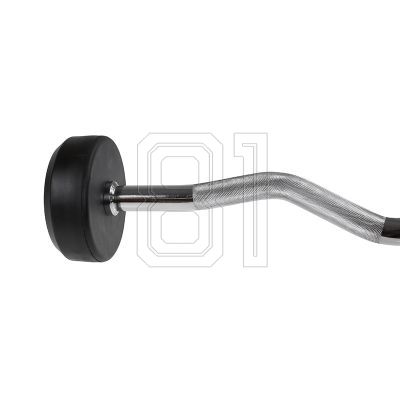 31. Fixed, broken, rubber barbell bar HMS GSL-10 10 kg