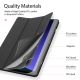7. Dux Ducis Domo flip and smart sleep case for Samsung Galaxy Tab S9 - black