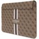 2. Guess 4G Printed Stripes cover for a 16" laptop - brown