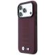 2. BMW M Blue Perfo Metal Logo MagSafe Case for iPhone 18 Pro Max / 17 Pro Max - Burgundy