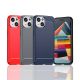 6. Flexible Carbon Case with a carbon pattern for iPhone 15 - blue