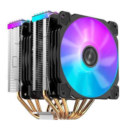 4. Jonsbo CR-2000GT CPU cooler with radiator and 12 cm fan, black, 1 pc.