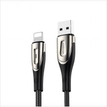 Joyroom Sharp Series S-M411 USB-A / Lightning 3A Cable 1.2m with Charging Indicator - Black