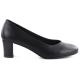 11. Women's black low-heel pumps Sergio Leone PB177