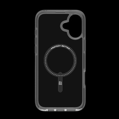 2. ZAGG Santa Cruz Snap MagSafe Case for iPhone 16 Plus - Black