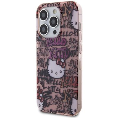 2. Hello Kitty IML Tags Graffiti case for iPhone 14 Pro Max - pink