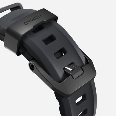 4. Nomad Rocky Point Band Black Leather, Titanium