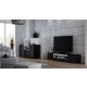 4. TV cabinet VIVA 180 black/gloss black+white