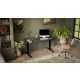 2. Desk with electric height adjustment MOON LONG 150x80x72-120 black/anthracite