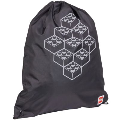 LEGO Bricks Drawstring Bag 10034-2511 Black One size