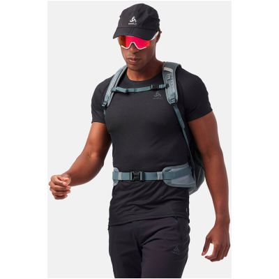 9. Men’s Odlo Active F-Dry Light Short-Sleeve Technical Sports Shirt, Breathable, Black (141162/15000)