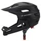 6. Wozinsky full-face bicycle helmet with removable visor, lightweight, L - black