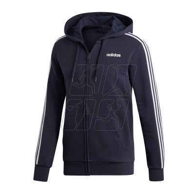 2. Adidas Essentials 3 Stripes FZ Fleece M DU0475 sweatshirt
