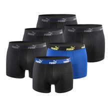Puma men's boxer briefs 6-Pack black blue comfortable cotton