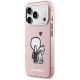 2. Karl Lagerfeld Karl & Choupette Back MagSafe Case for iPhone 17 Pro Max - Pink