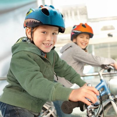 10. Wozinsky Children's Bicycle Helmet, Dragon Pattern, Lightweight, S - Blue