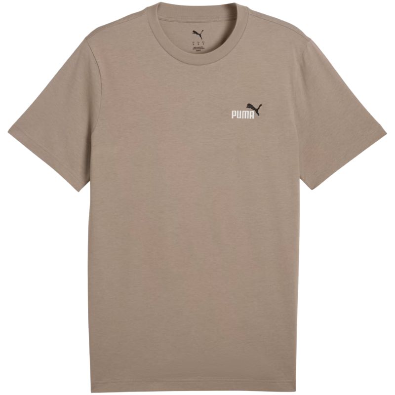 3. Men's Puma Graphics 2 Color Small No. 1 Logo Tee Beige 684717 94