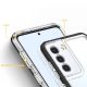 3. Clear 3in1 case for Samsung Galaxy S23+ silicone cover with frame black