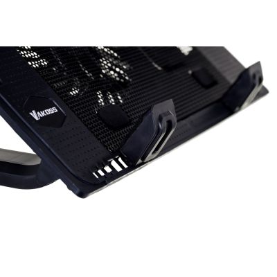 12. VAKOSS LF-1860AL Notebook Cooling Pad (17.x inch; 1 fan; HUB)