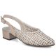 Women's metallic beige sandals Rieker 47078-90