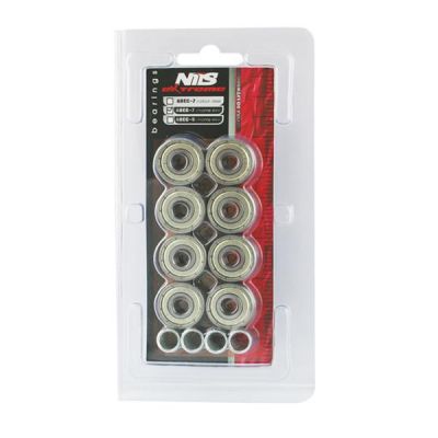 8. ABEC-7 CHROME BEARINGS (8 pcs.) NILS EXTREME