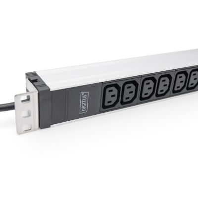 17. PDU 19" Rack power strip, 12x C13 sockets 16A/230 V, 2.0m, 1x unischuko plug, 16A, aluminum