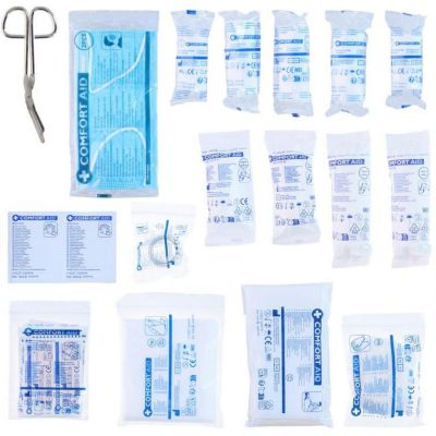 14. CAR FIRST AID KIT WITH 41 ELEMENTS BOX DIN 13164