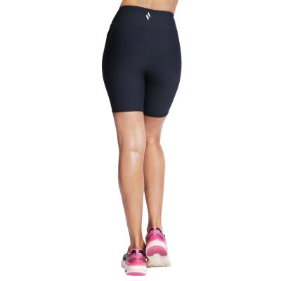 3. Skechers Go Flex Rib High Waisted 8 Inch Bike Short SH32-BLK Black L