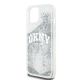 6. DKNY Liquid Glitter Big Logo case for iPhone 15 / 14 / 13 - white