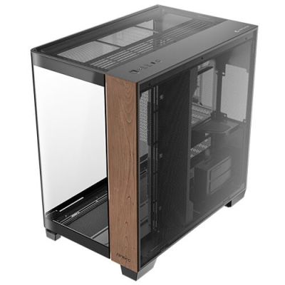 22. Antec C8 Curve Wood Full Tower Black, Clear, Wood