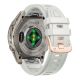 2. Tech-Protect Silicone Strap for Garmin Fenix 5S / 5S Plus / 6S / 6S Pro / 7S / 8 / 9 / 9 Pro (43 mm) – Grey