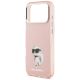 6. Karl Lagerfeld IML Aquarelle Choupette & Logo MagSafe Case for iPhone 17 Pro - Pink