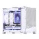 21. Jonsbo D32 STD PC Case, White, Mini Case, mATX, Tempered Glass – White