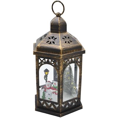3. DECORATIVE LED LANTERN 32CM - SNOWMAN